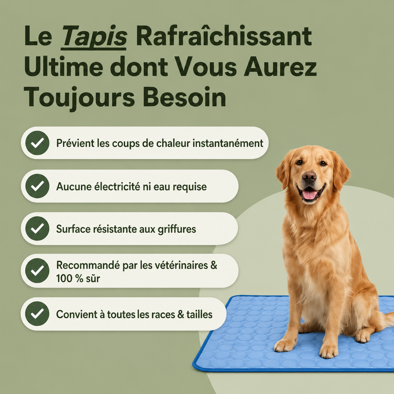 Tharion™ - Tapis rafraîchissant