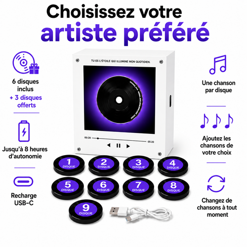 Vinyle Replay – Lecteur de musique